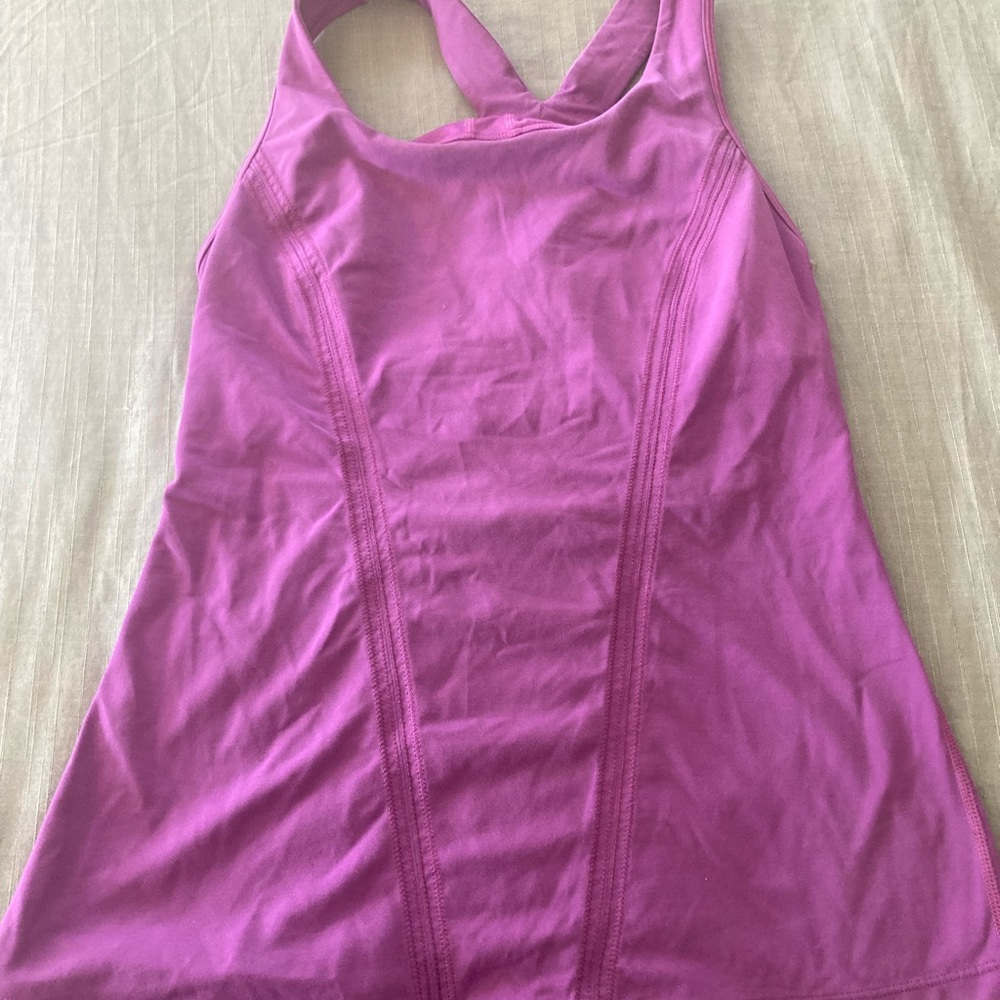 Purple Lululemon Racerback Tank Size 6